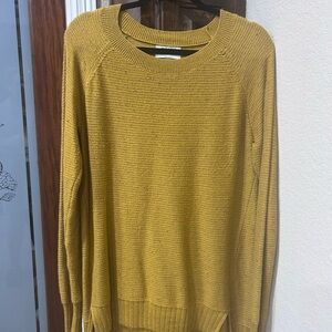 Old Navy Women's Crew Neck Sweater in Mustard Yellow Large Tall